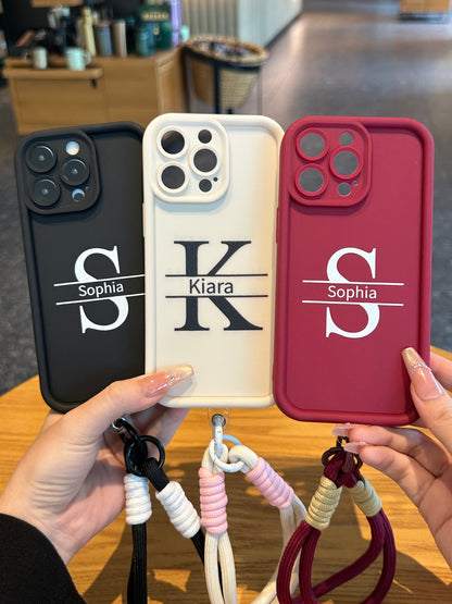 Personalized Name Phone Case with Custom Initial Design – Cute, Stylish & Unique