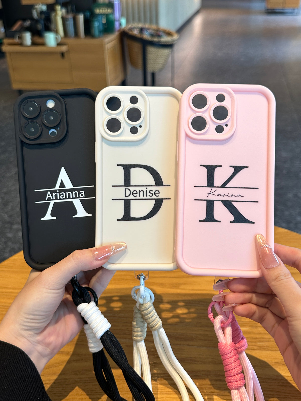 Personalized Name Phone Case with Custom Initial Design – Cute, Stylish & Unique