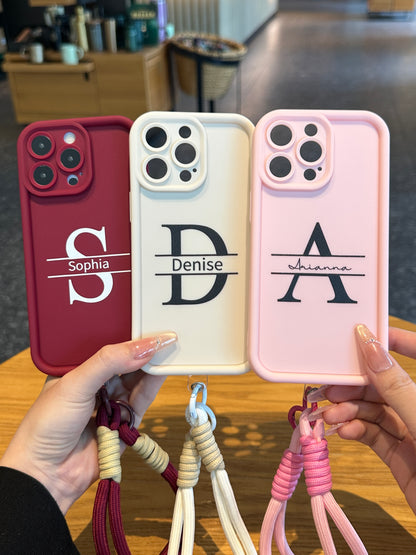 Personalized Name Phone Case with Custom Initial Design – Cute, Stylish & Unique