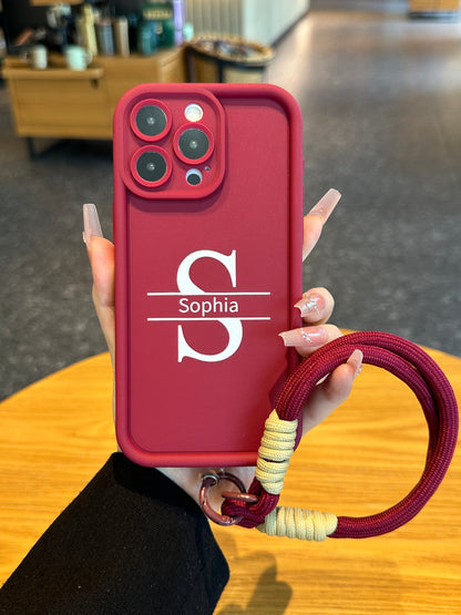 Personalized Name Phone Case with Custom Initial Design – Cute, Stylish & Unique