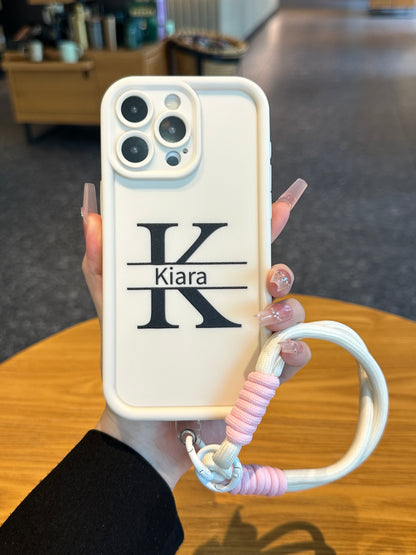 Personalized Name Phone Case with Custom Initial Design – Cute, Stylish & Unique